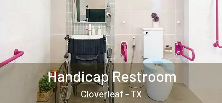 Handicap Restroom Cloverleaf - TX